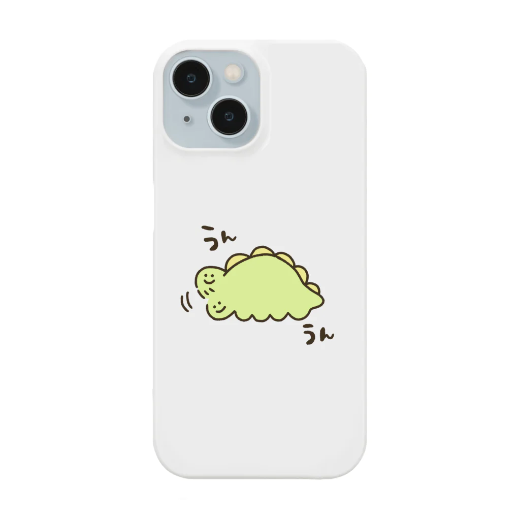 もちもちサウルスのもちもちサウルス(うんうん) Smartphone Case