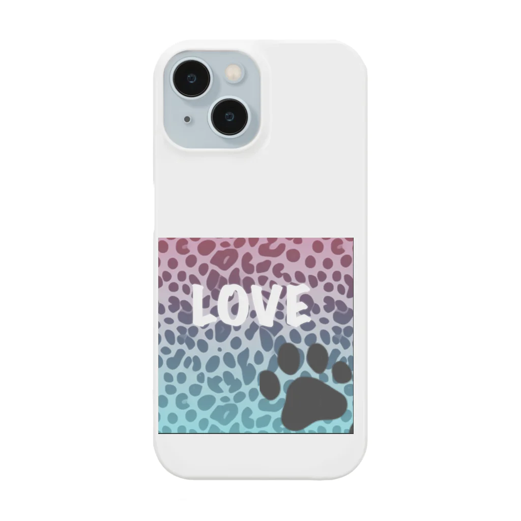 Porte de  bonheur  〜幸せの扉〜の豹柄LOVE🐾シリーズ Smartphone Case