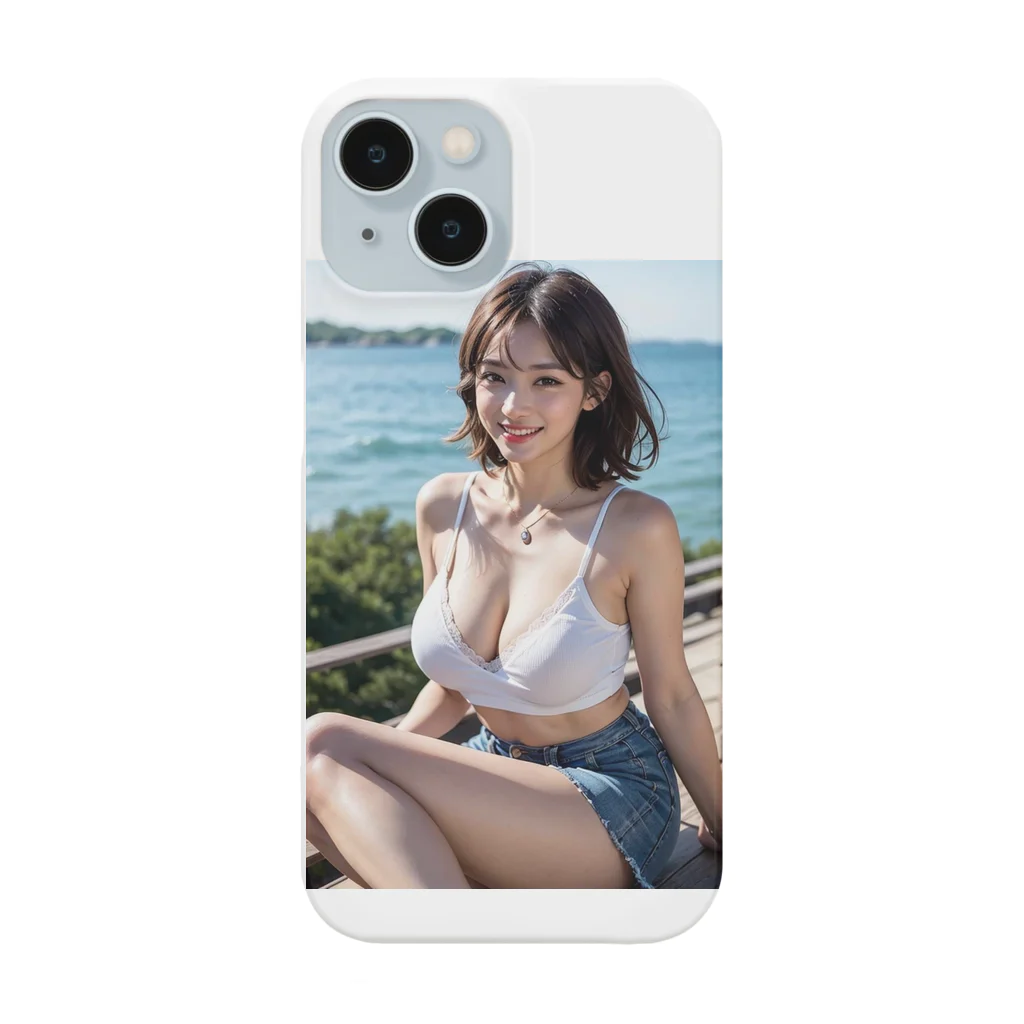 bijinngasyokuninの九十九里の塩風を感じて Smartphone Case