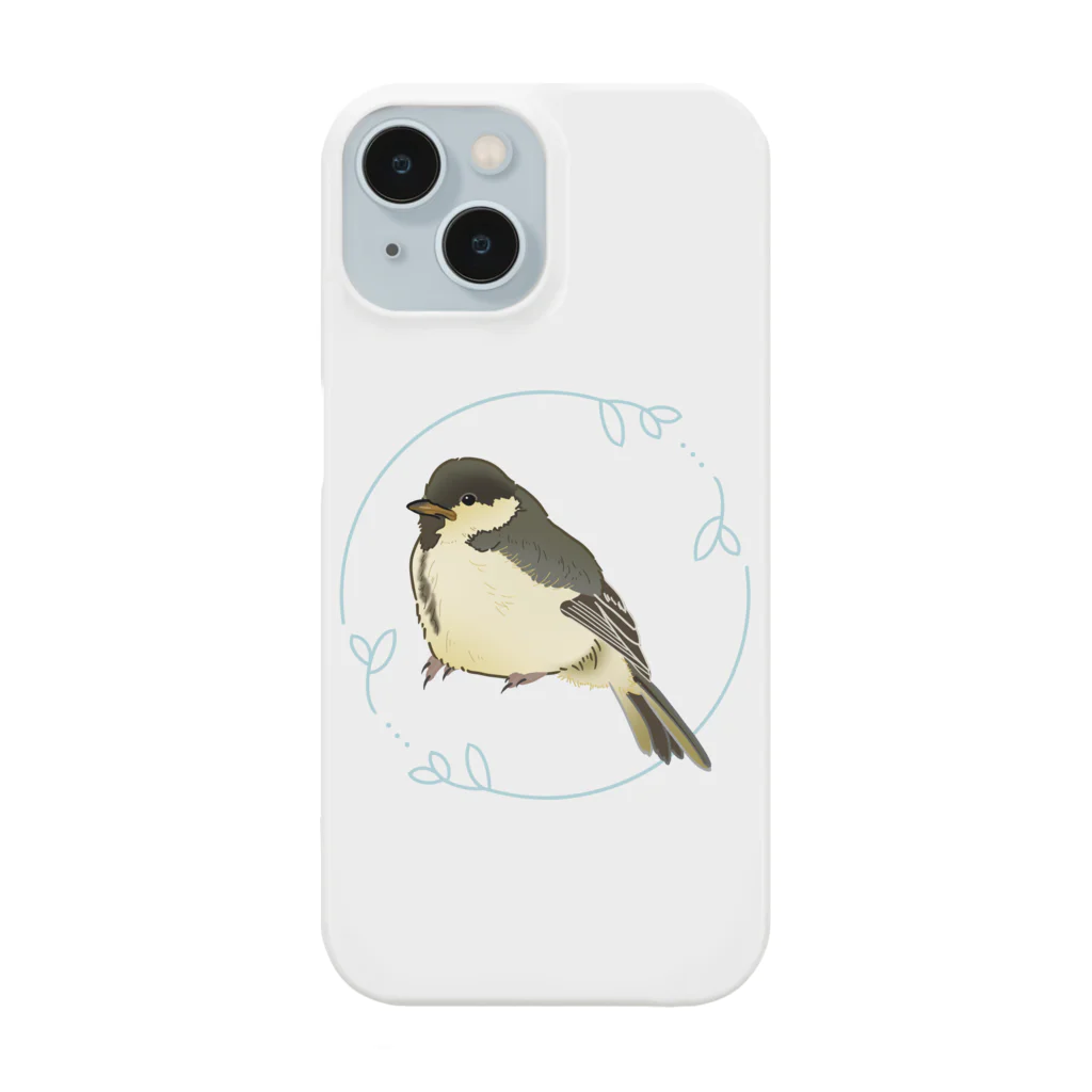 やちよ｜リアル鳥イラストのシジュウカラのヒナちゃん Smartphone Case