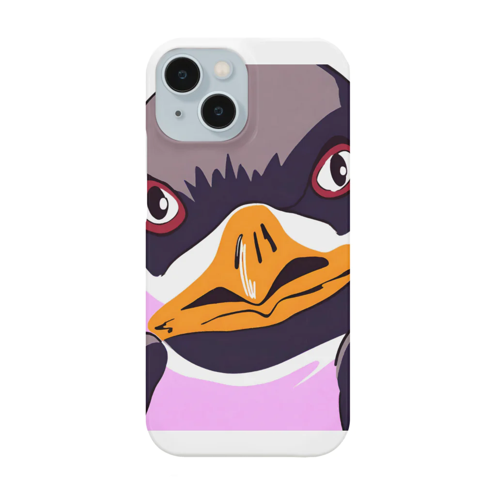 JM8の怒りのペンギン Smartphone Case