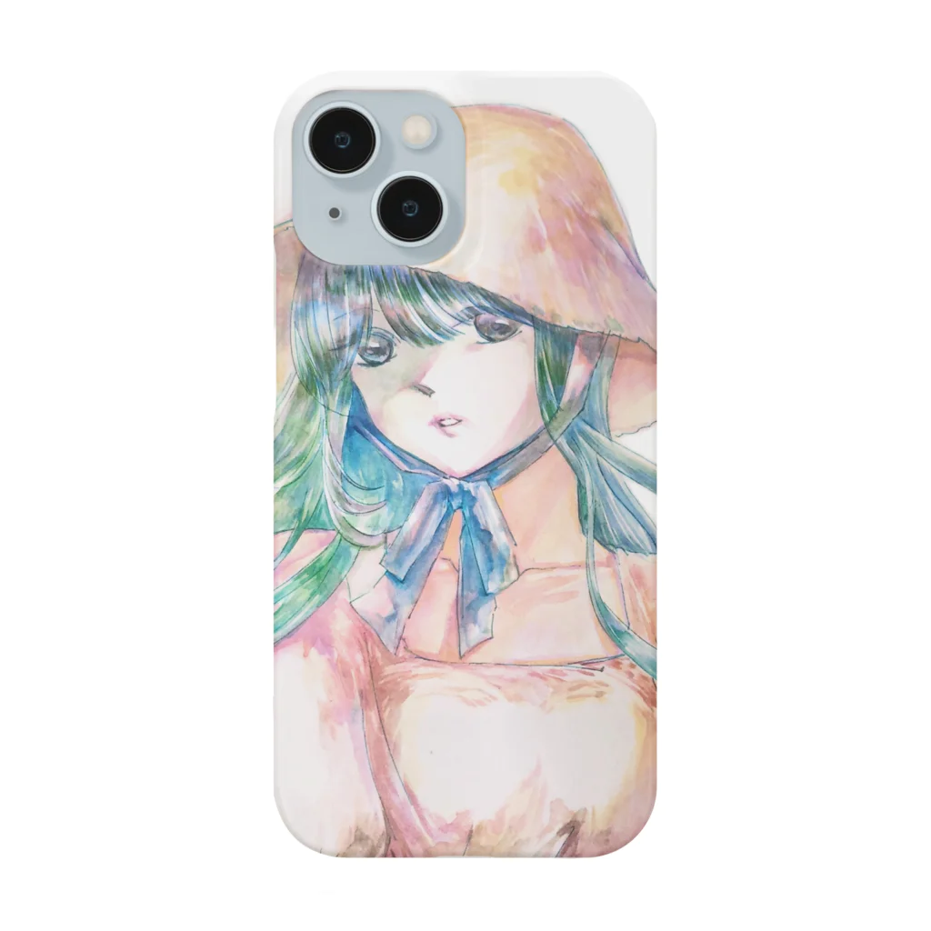 Risa_hayashiの夏の少女 Smartphone Case