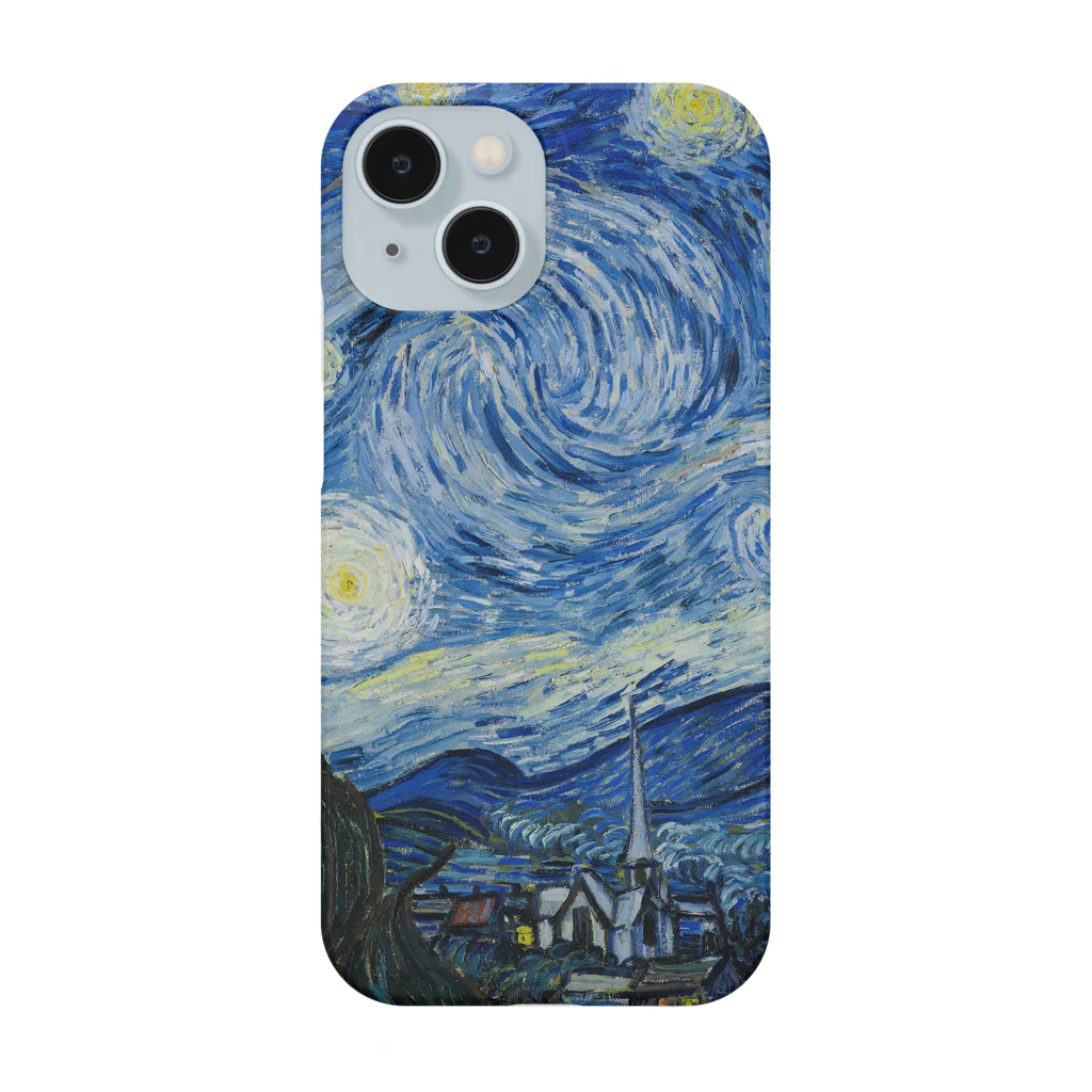 夢見る西洋絵画のフィンセント・ファン・ゴッホ 「星月夜」  Smartphone Case