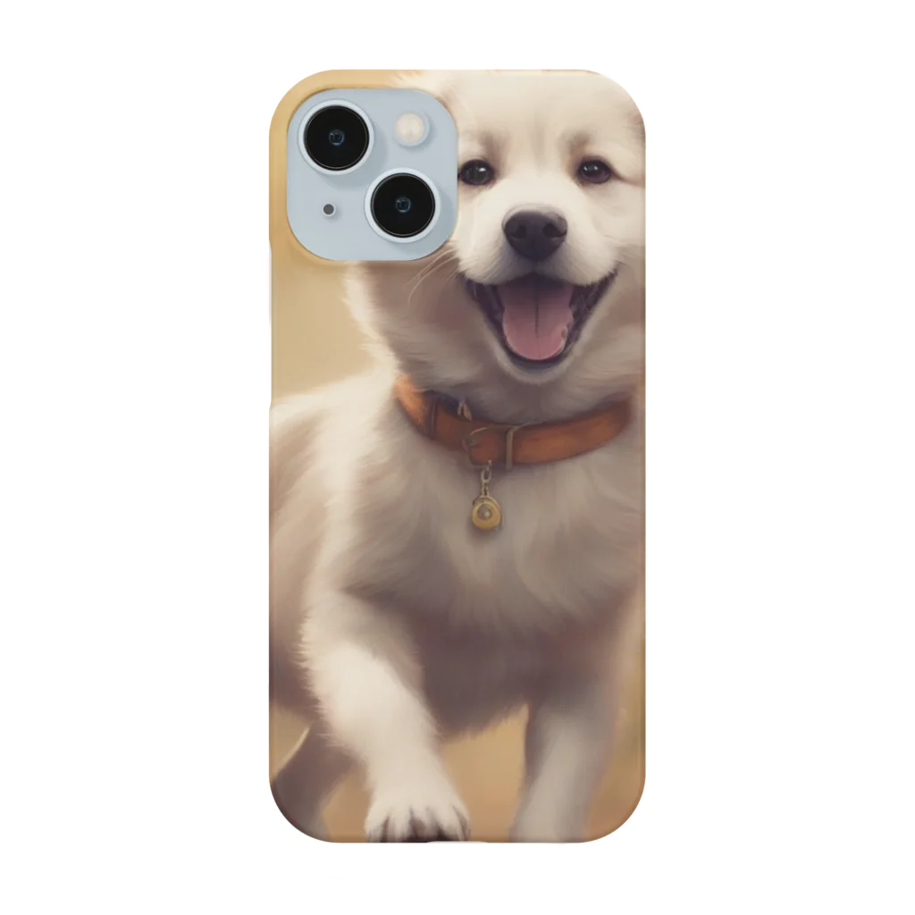 h_n_k_kの可愛い小型犬 スマホケース