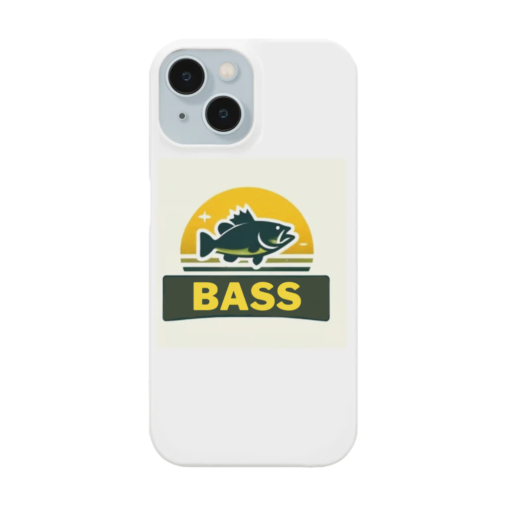 bassblocksのレトロバスロゴ スマホケース