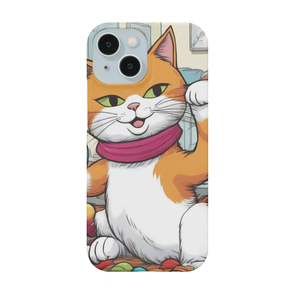 syuvaの遊んでるにゃんこ Smartphone Case