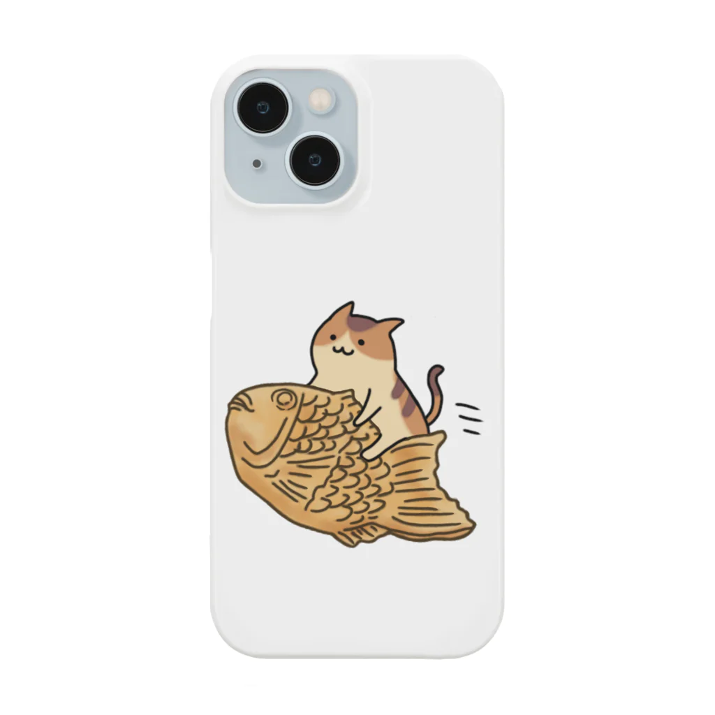 ポテサラのどらやき猫とたい焼き Smartphone Case