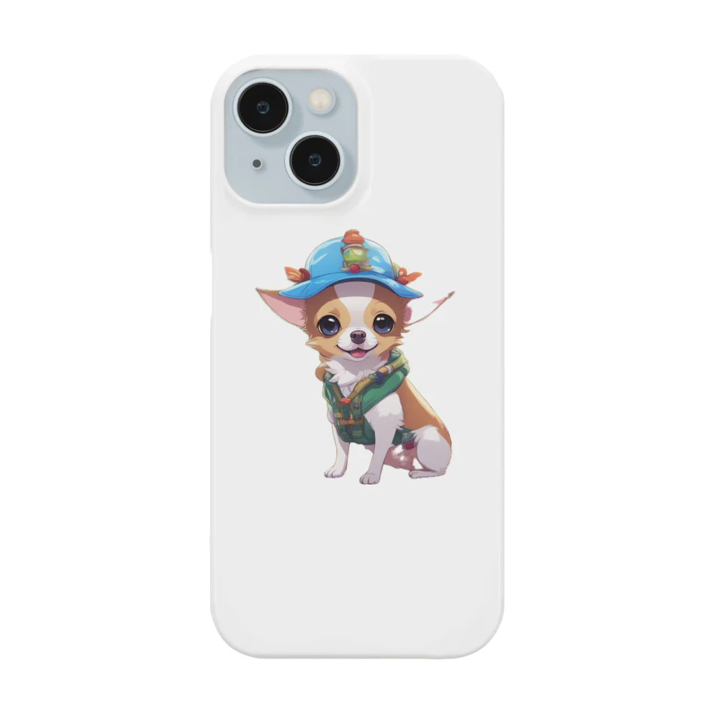 にこにこアニマルズ🐶の山登りをするチワワ Smartphone Case