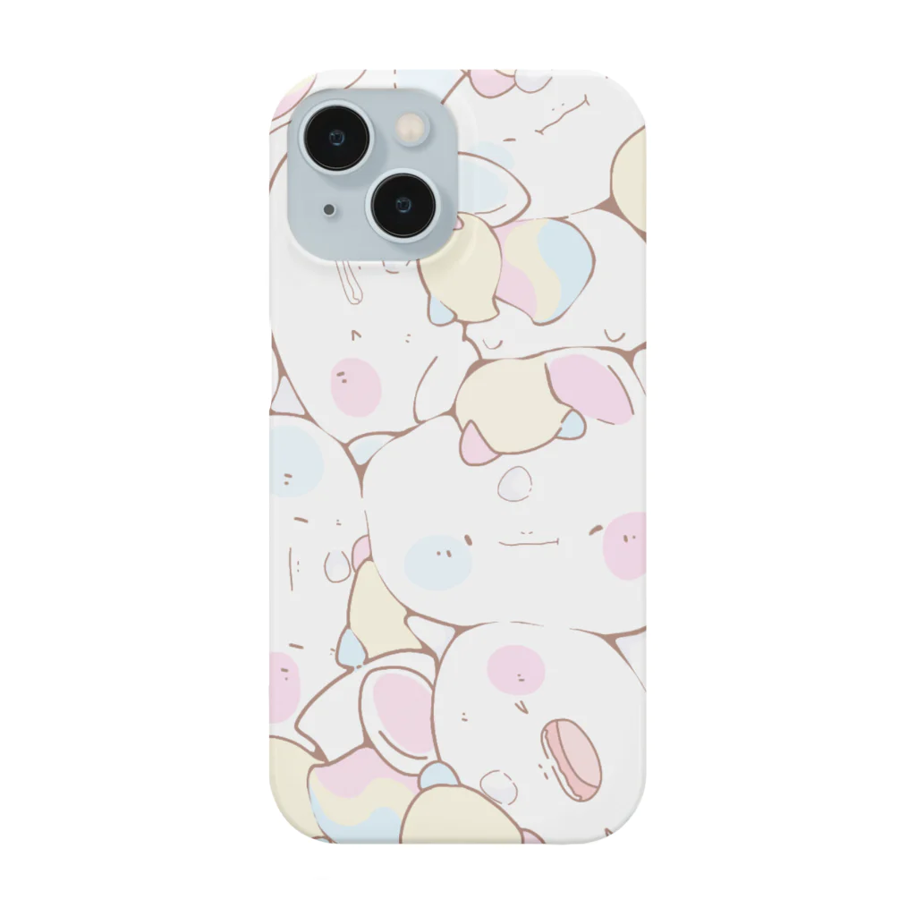 そらまるわぁるどショップSのむぎゅっとニコちゃん スマホケース Smartphone Case