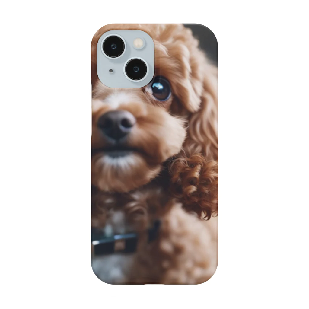 shaiermoiの首をかしげているトイプードル Smartphone Case