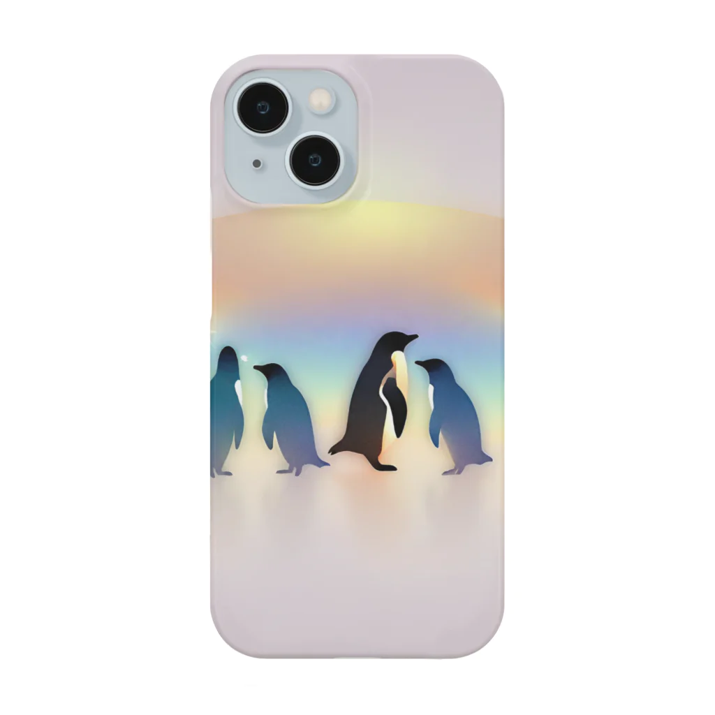 penpentagramのpenguins スマホケース