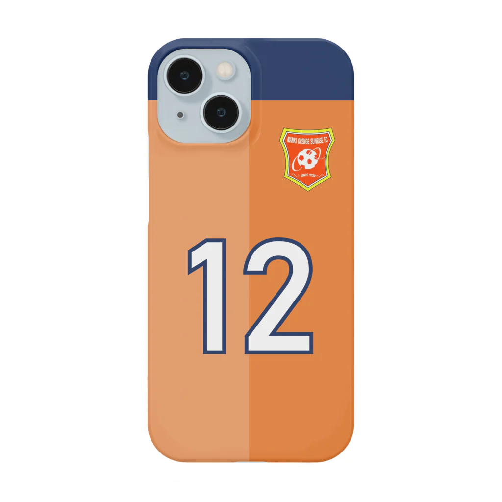 南紀オレンジサンライズFC【公式】のiPhoneケース【12】Team南紀オレンジサンライズFC Smartphone Case