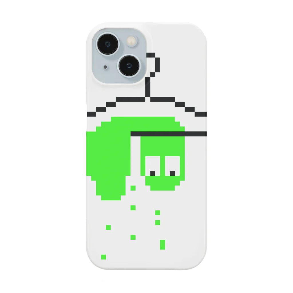 きんぎょのハンガーにかかった緑スライム Smartphone Case