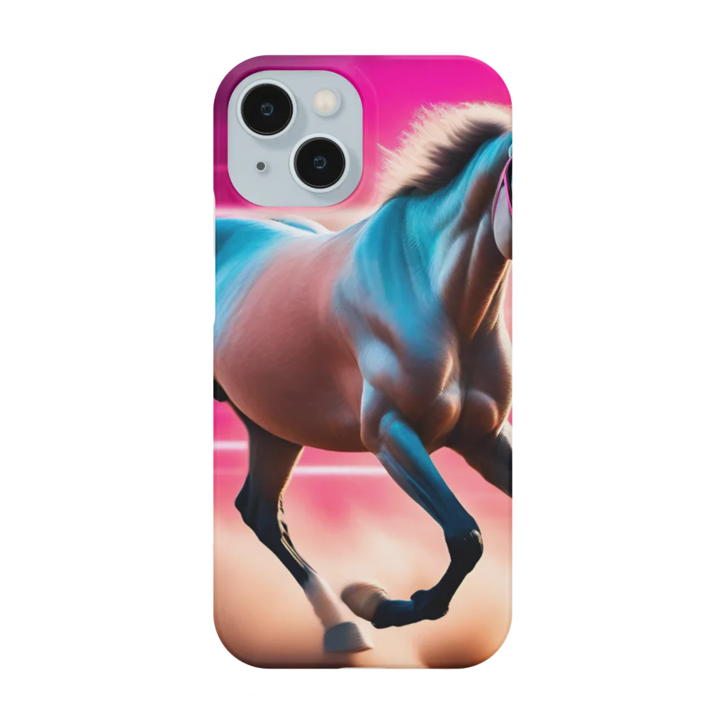 ★動物ショップ・kou2020★の馬4 Smartphone Case