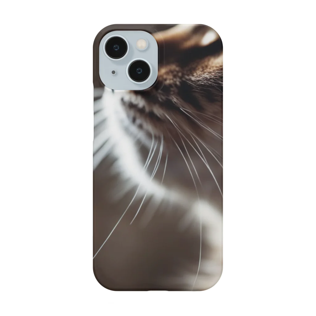 feliceの窓辺で風を感じている猫 Smartphone Case