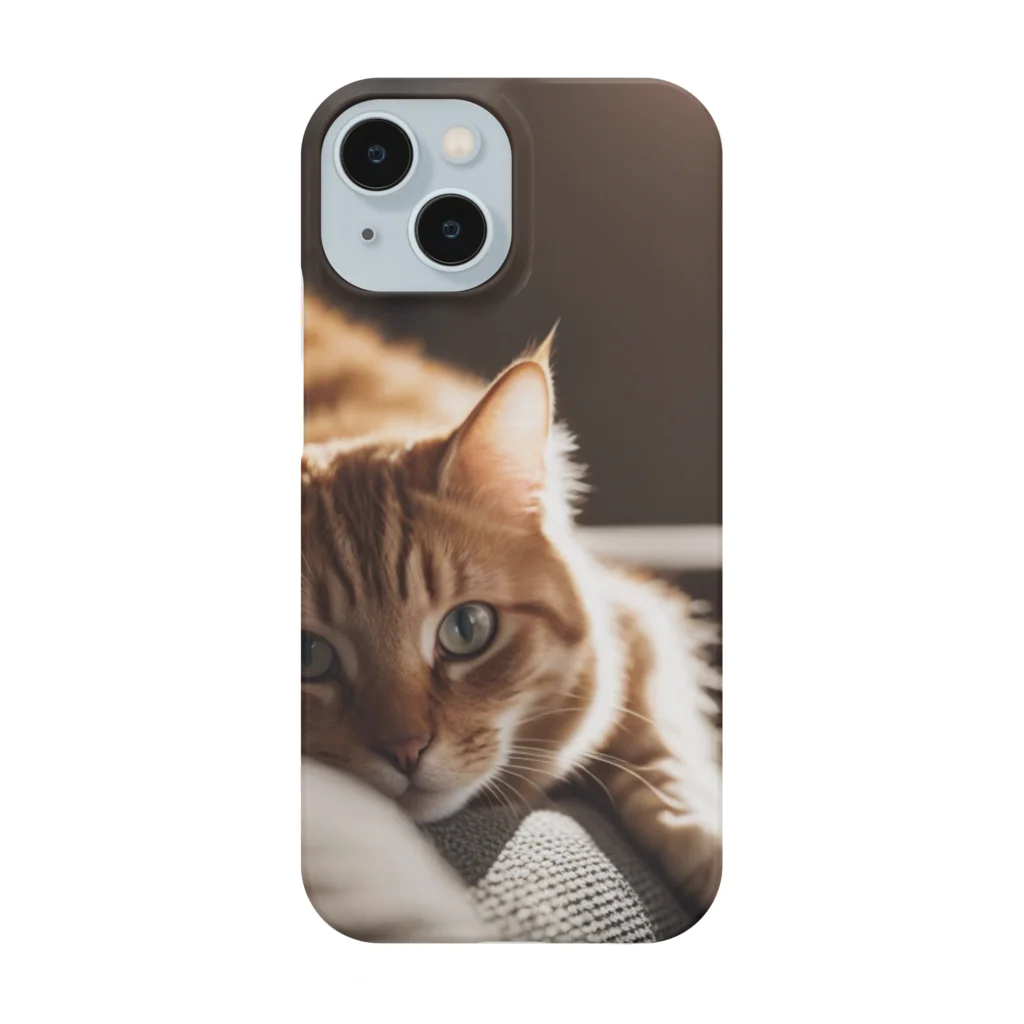 feliceのリビングでごろんとする猫 Smartphone Case