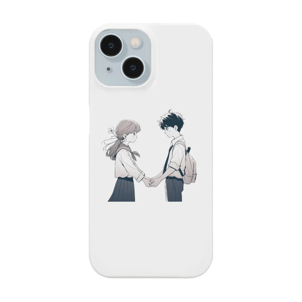 ぷにちSHOPの見つめ合う2人 Smartphone Case