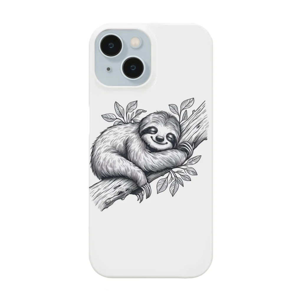 紅藤コミミズクのナマケモノ Smartphone Case