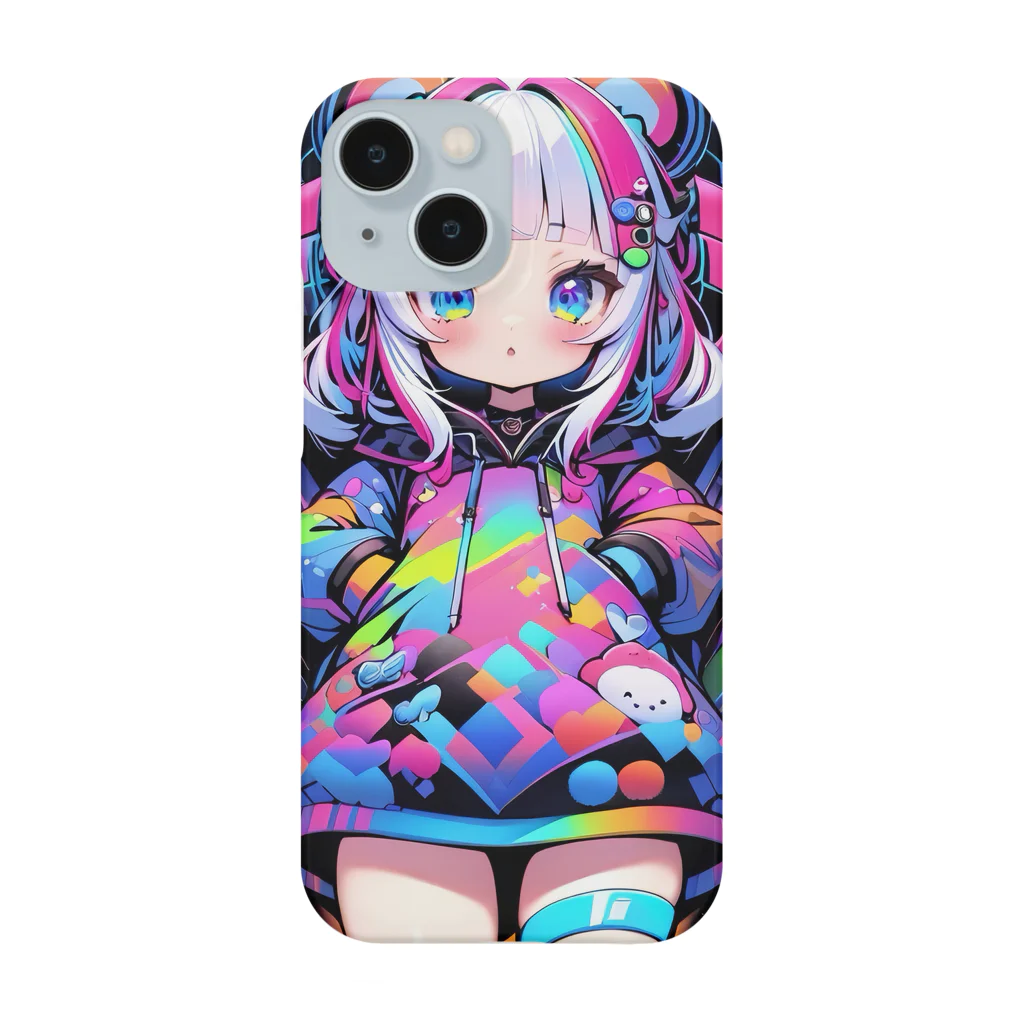 GUMIKOのカラフルGirl スマホケース