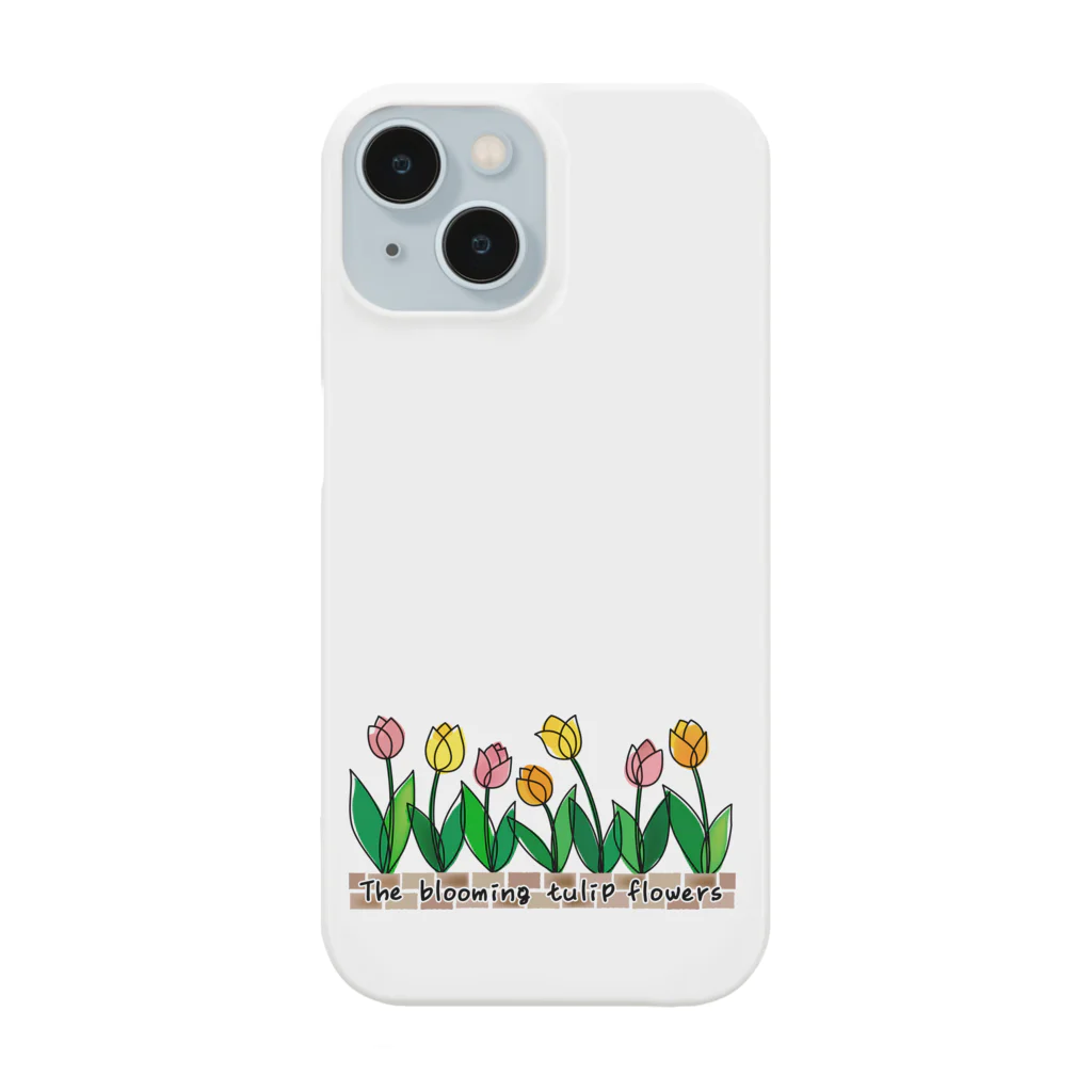 sari'sのThe blooming tulip flowers スマホケース