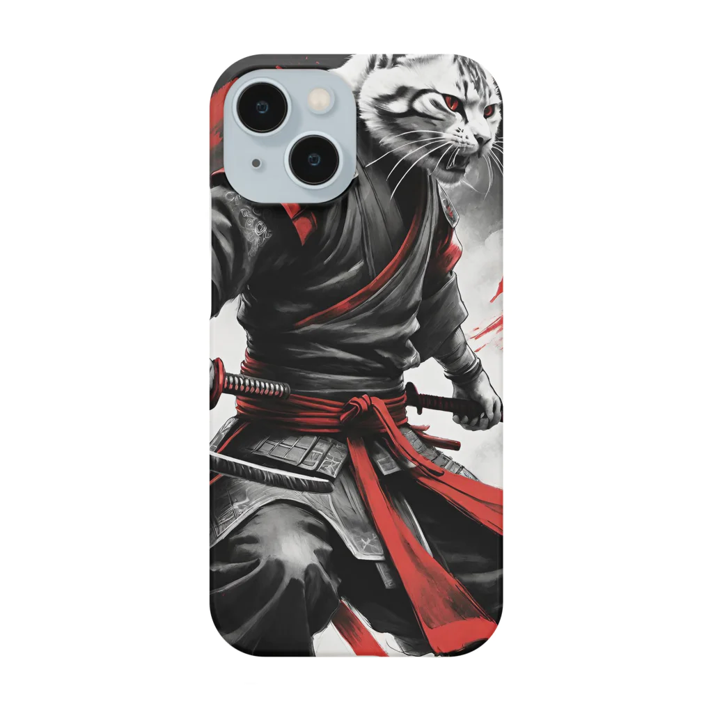 カジャ　かつみ　katsumi kajaのサムライ猫パート1[SAMURAI　CAT] Smartphone Case