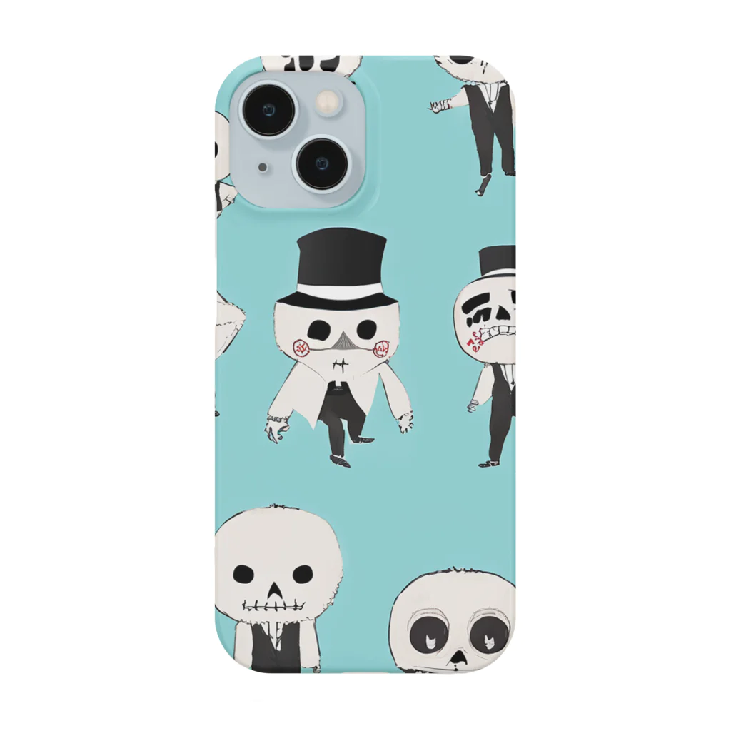 MEGROOVEのドクロいっぱい💀 Smartphone Case