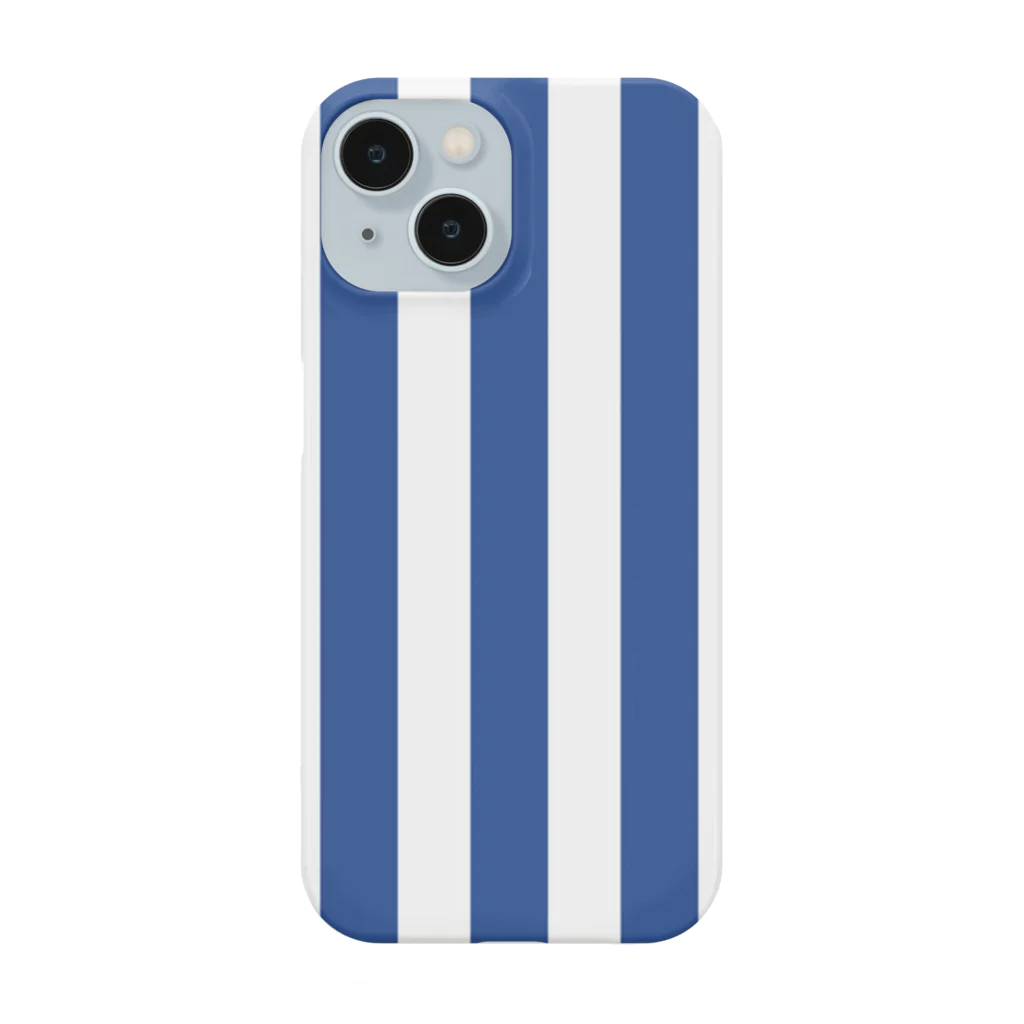 Green__teaの青の縞々 Smartphone Case