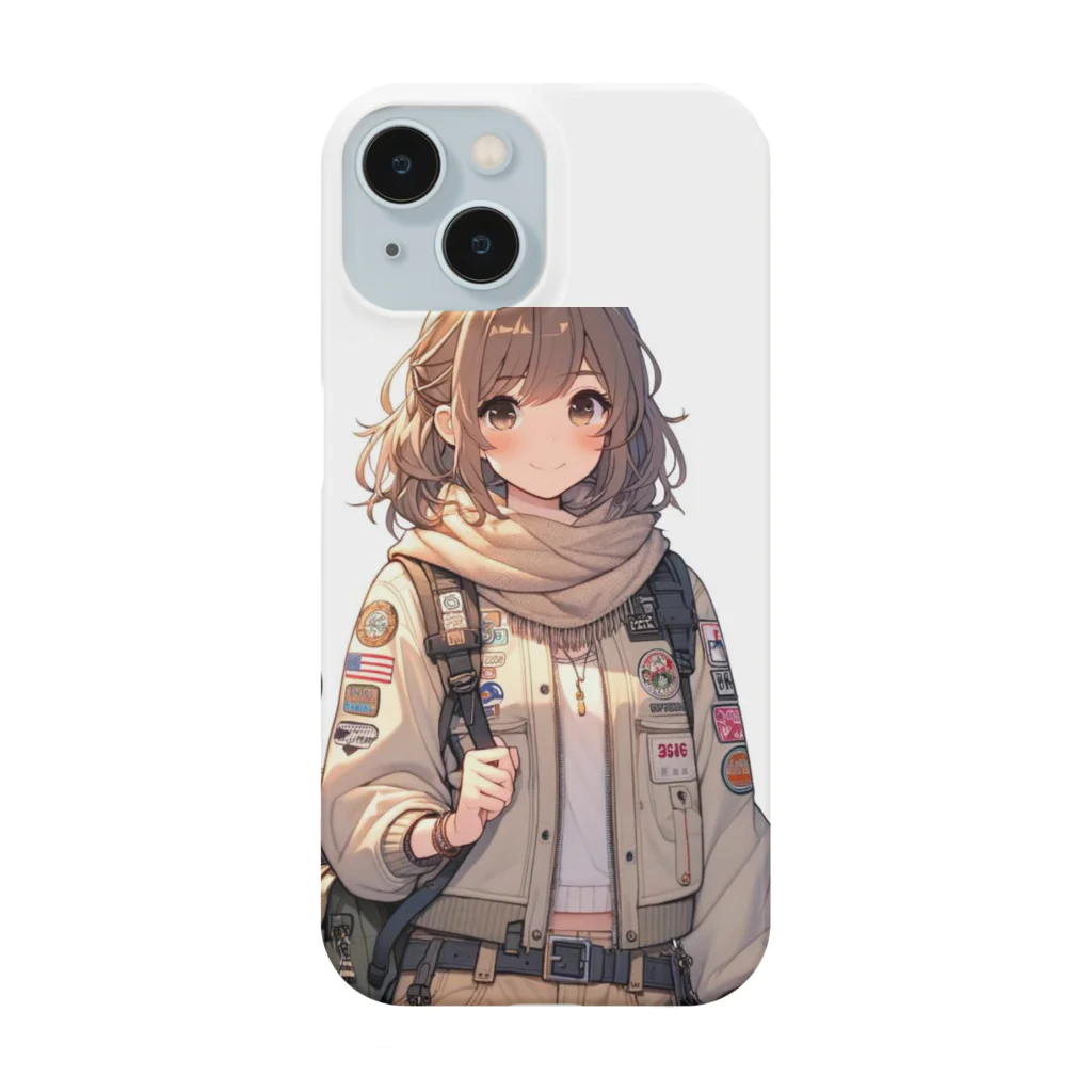 ヨーカズのバイク女子アキ Smartphone Case