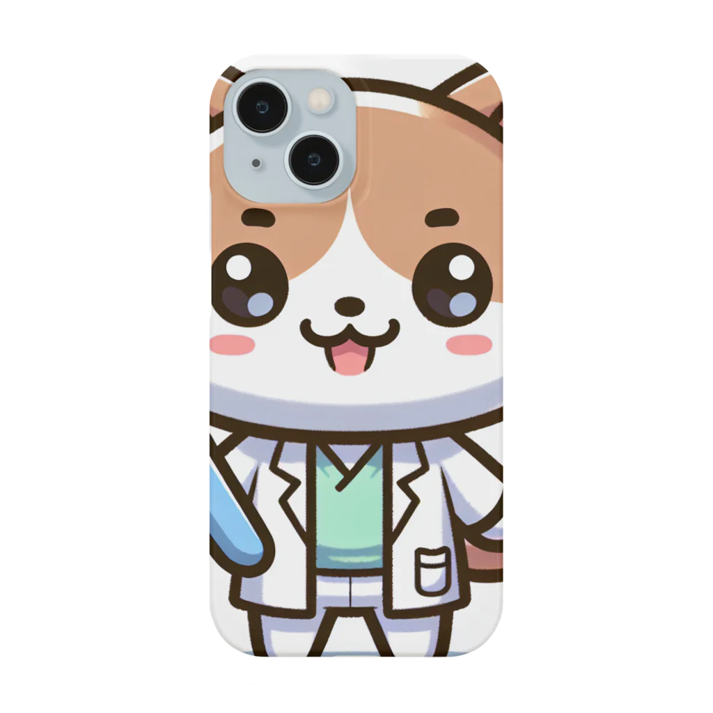 猫君の歯医者さんの歯ブラシ猫 Smartphone Case