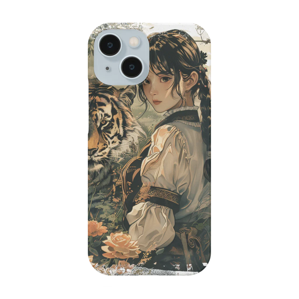 MistyStarkの虎と少女 Smartphone Case