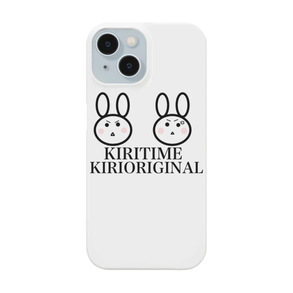 KIRIORIGINALのキレ気味KIRIうさぎ Smartphone Case