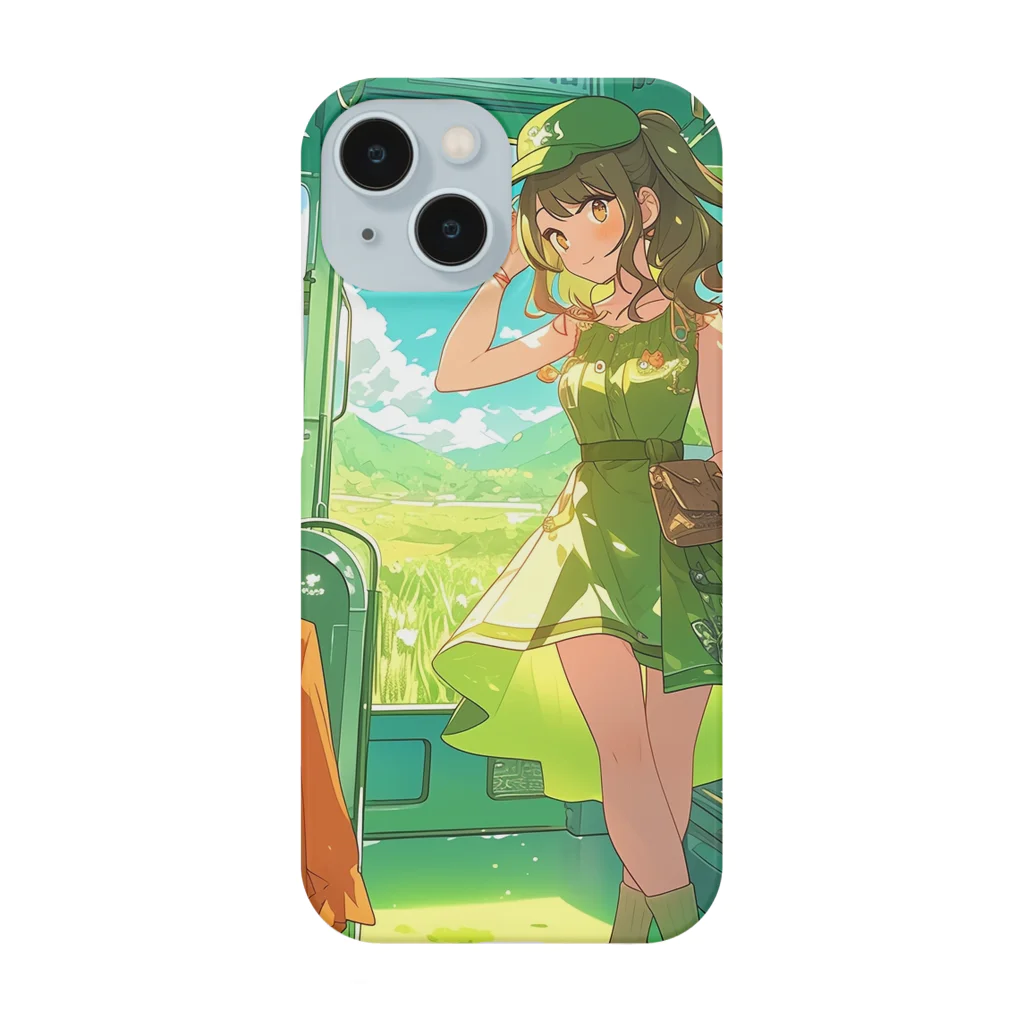 シロクマペンギンのトレインアパレルショップ Smartphone Case