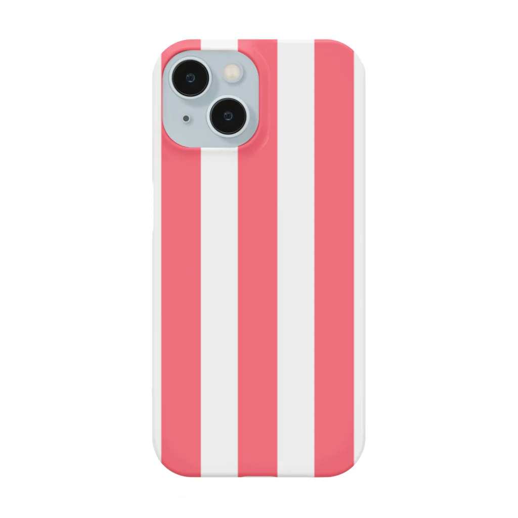 Green__teaの赤の縞々 Smartphone Case