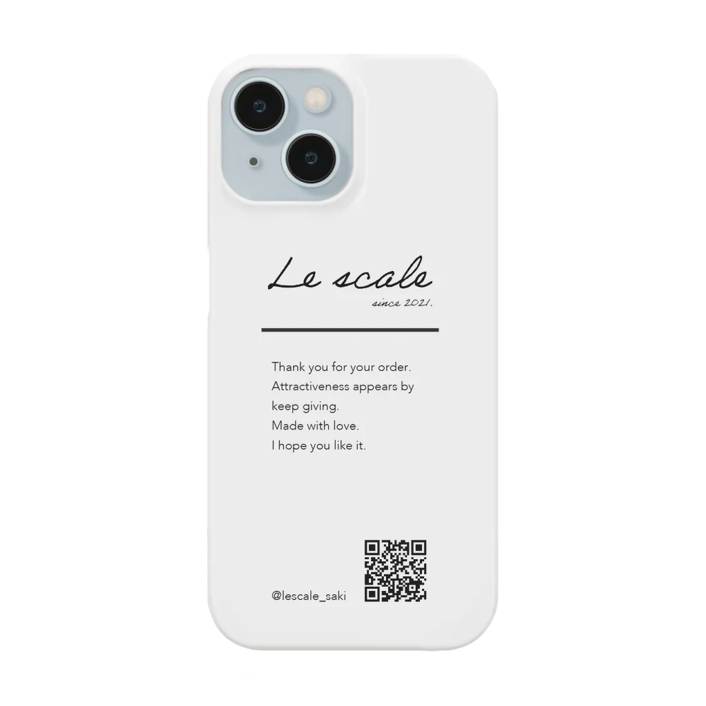 Le scaleのLe scale logo_2 Smartphone Case