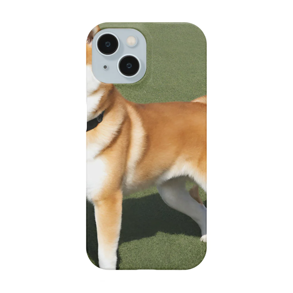 柴犬大好きマンのかわいい柴犬　赤毛 Smartphone Case