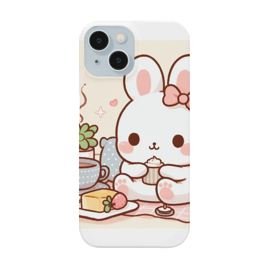 みきころん♡のふわふわのうさぎ Smartphone Case