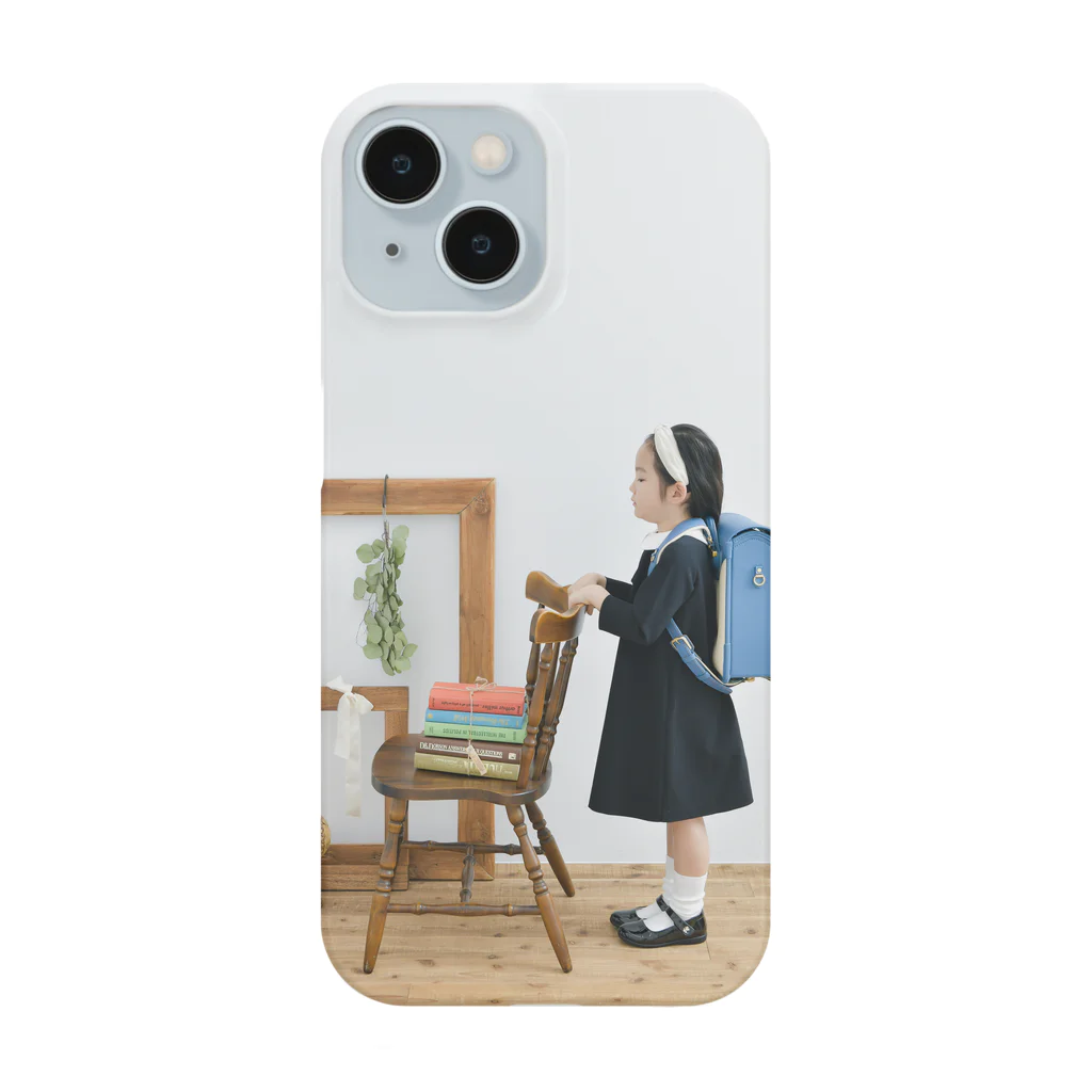 TWo Photo Studioのschool bag girl Smartphone Case