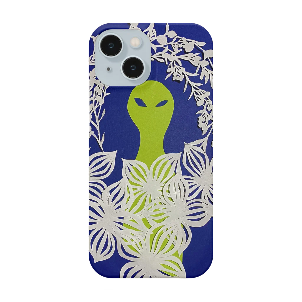 ジュンキチの宇宙人　グリーン Smartphone Case