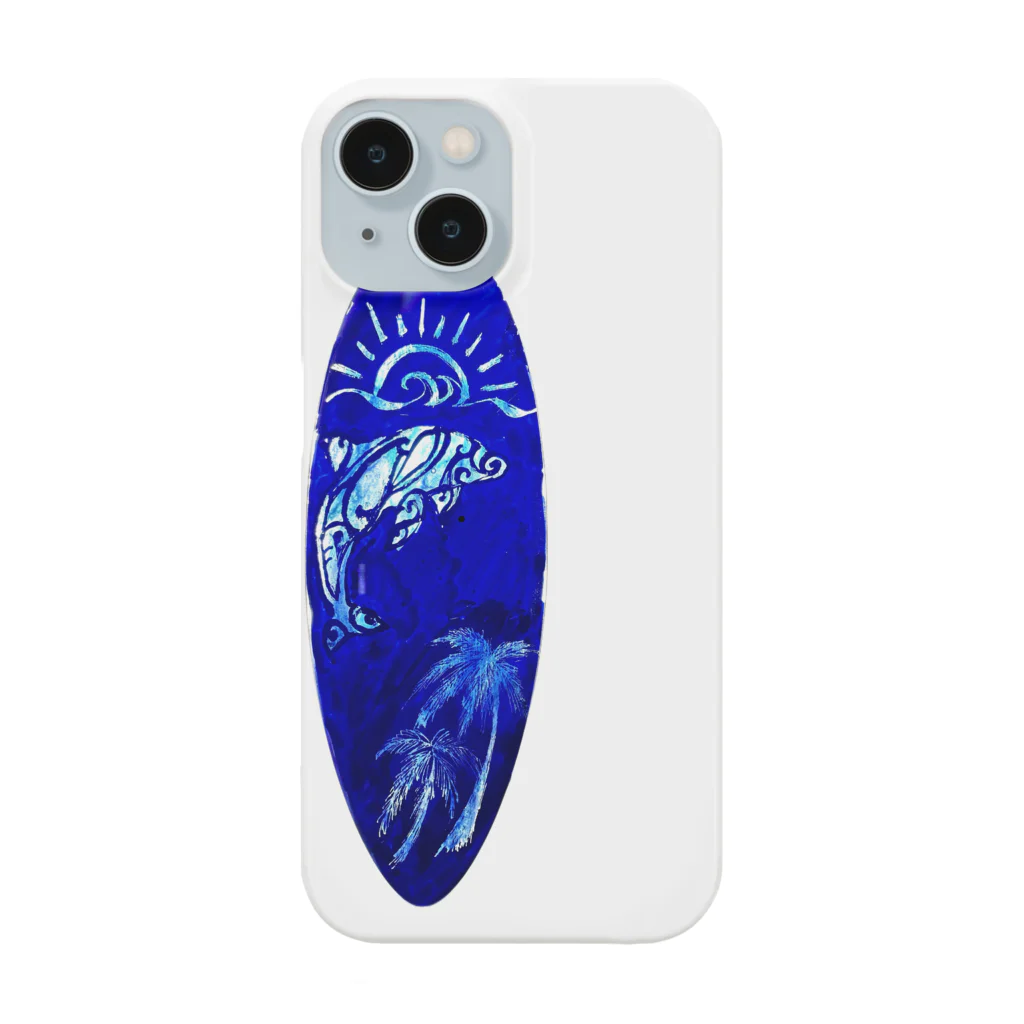 73Blue_risingのイルカのジャンプ Smartphone Case