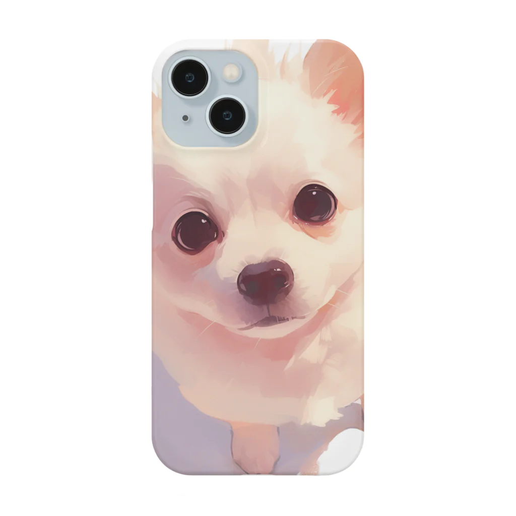 Cute Animalsのうるうる子犬 Smartphone Case