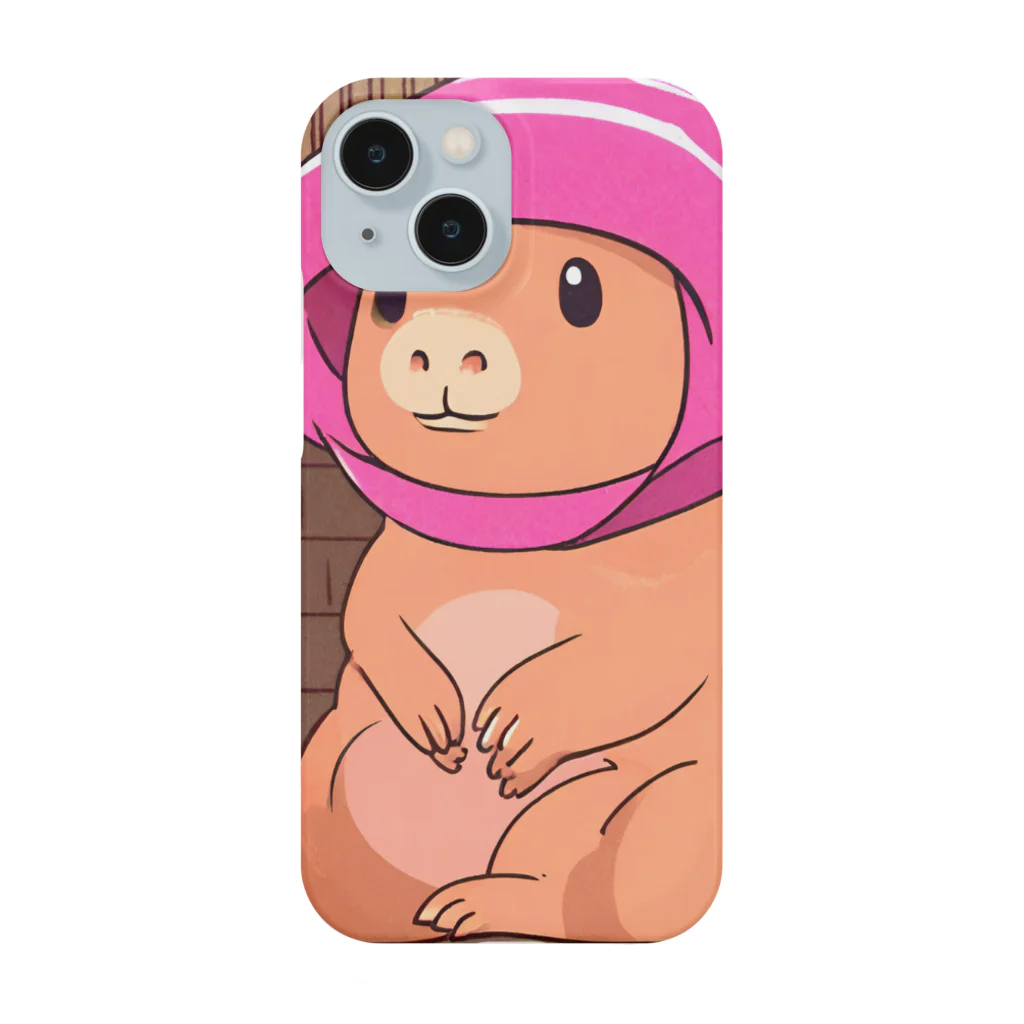 あきんどのカピパラサウナ③ Smartphone Case