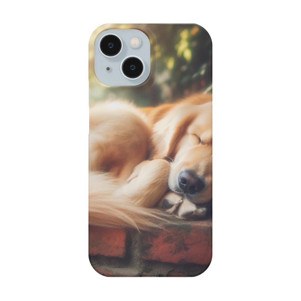 Ykhsの犬がぐっすり眠っている姿、超キュート！🐶💤 Smartphone Case