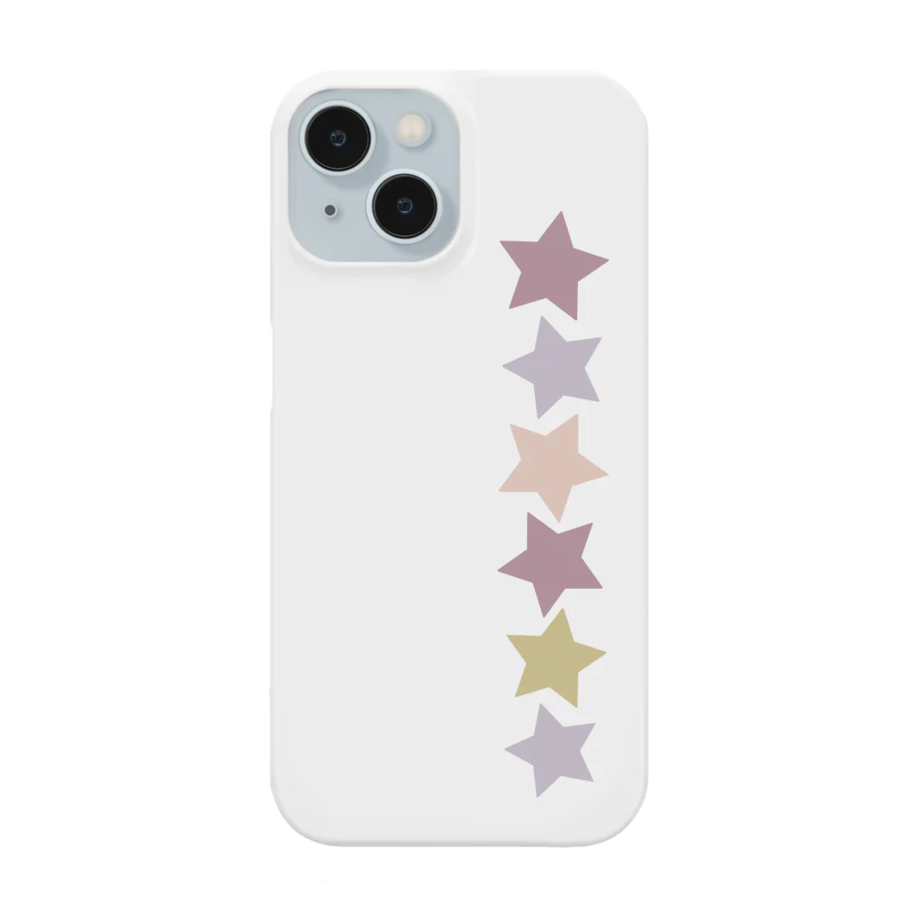 つきしょっぷのくすみカラーの星 Smartphone Case