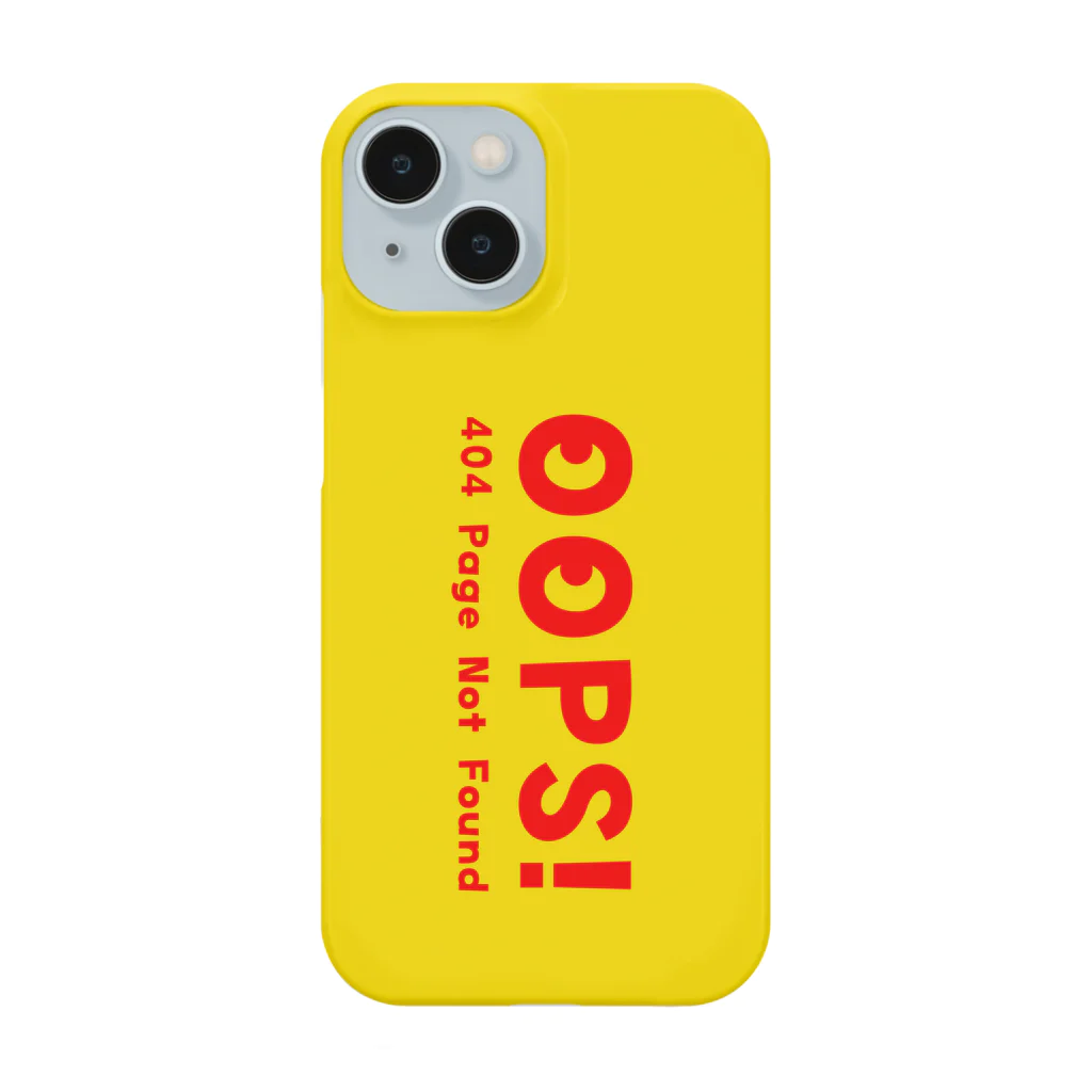 QROOVYのエラーコード Oops! 404 page not found pattern04 07 Smartphone Case