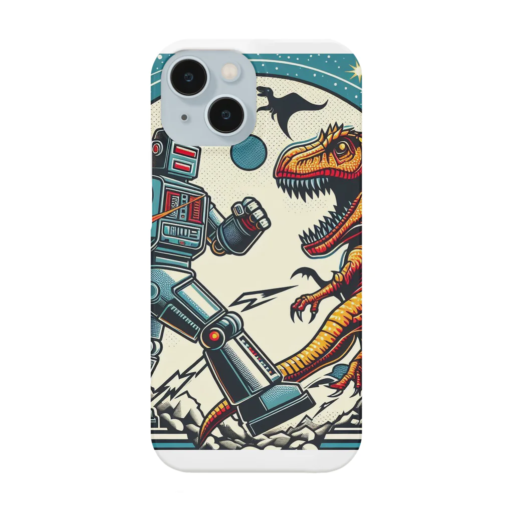 Y..Tのロボットと恐竜の戦いシリーズ Smartphone Case