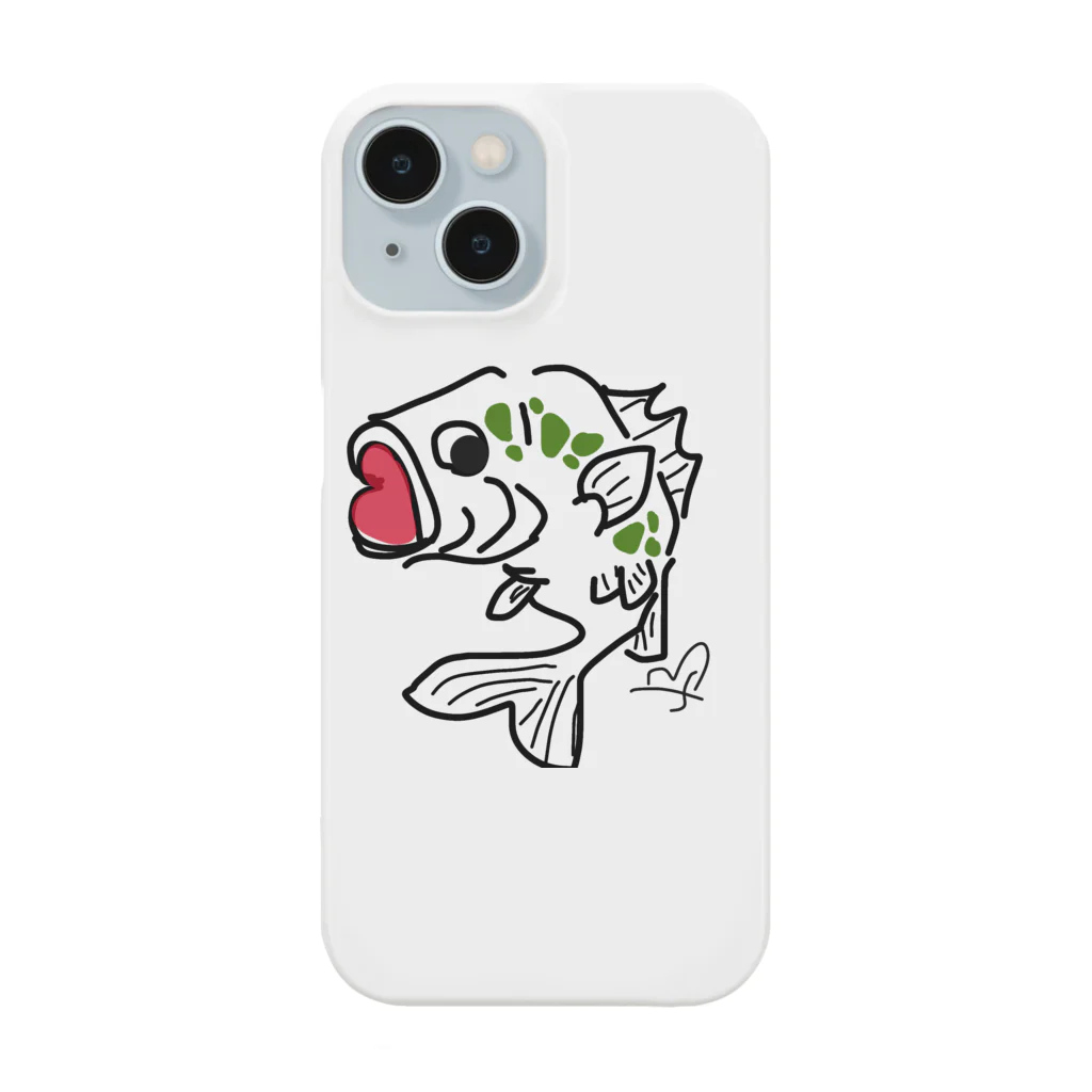 comaoのブラックバッすん Smartphone Case