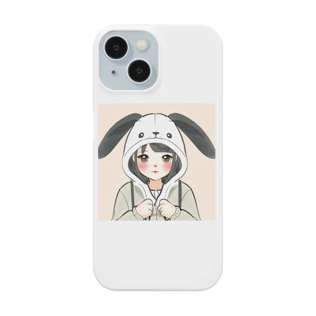 🍒maru🍒のうさぎの少女 Smartphone Case