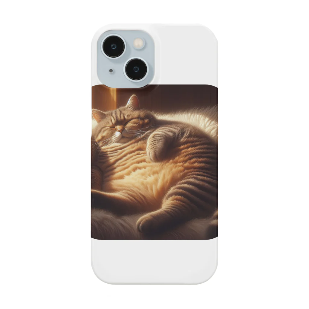 ニャーちゃんショップの春眠のネコ Smartphone Case