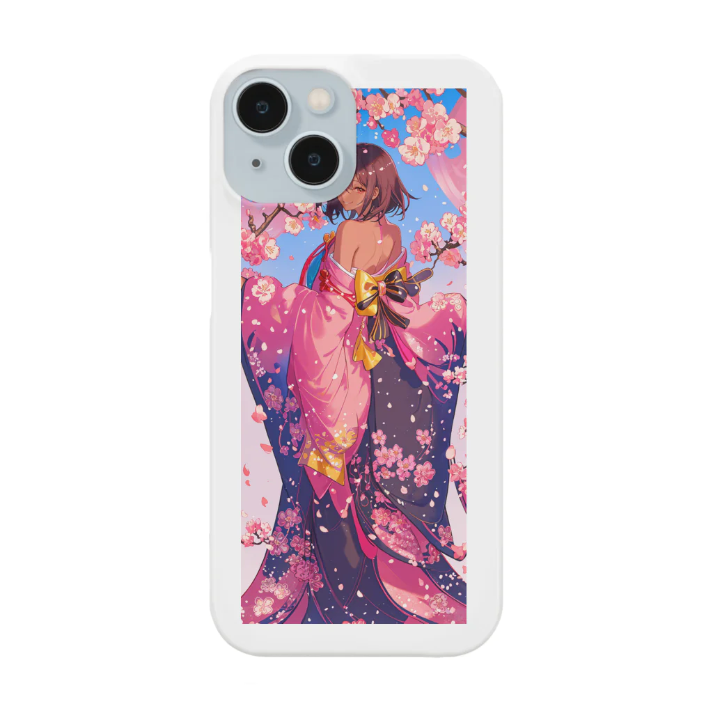 makun6027のオリジナルキャラ「橘美麗」グッズ Smartphone Case