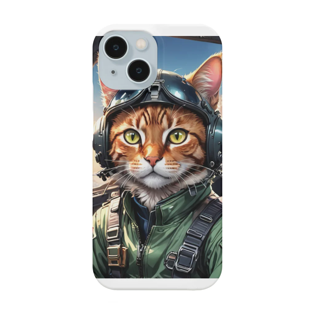 nekoと鉄のパイロット猫 Smartphone Case